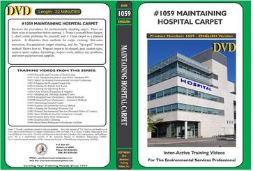 American Training Videos Hospital Series 1059 Maintaining Hospital Carpet